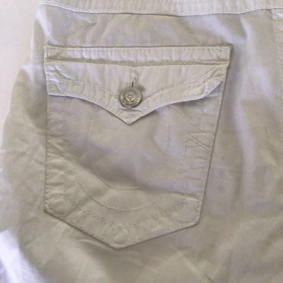True Religion White Cropped Pants - Picture 13 of 16